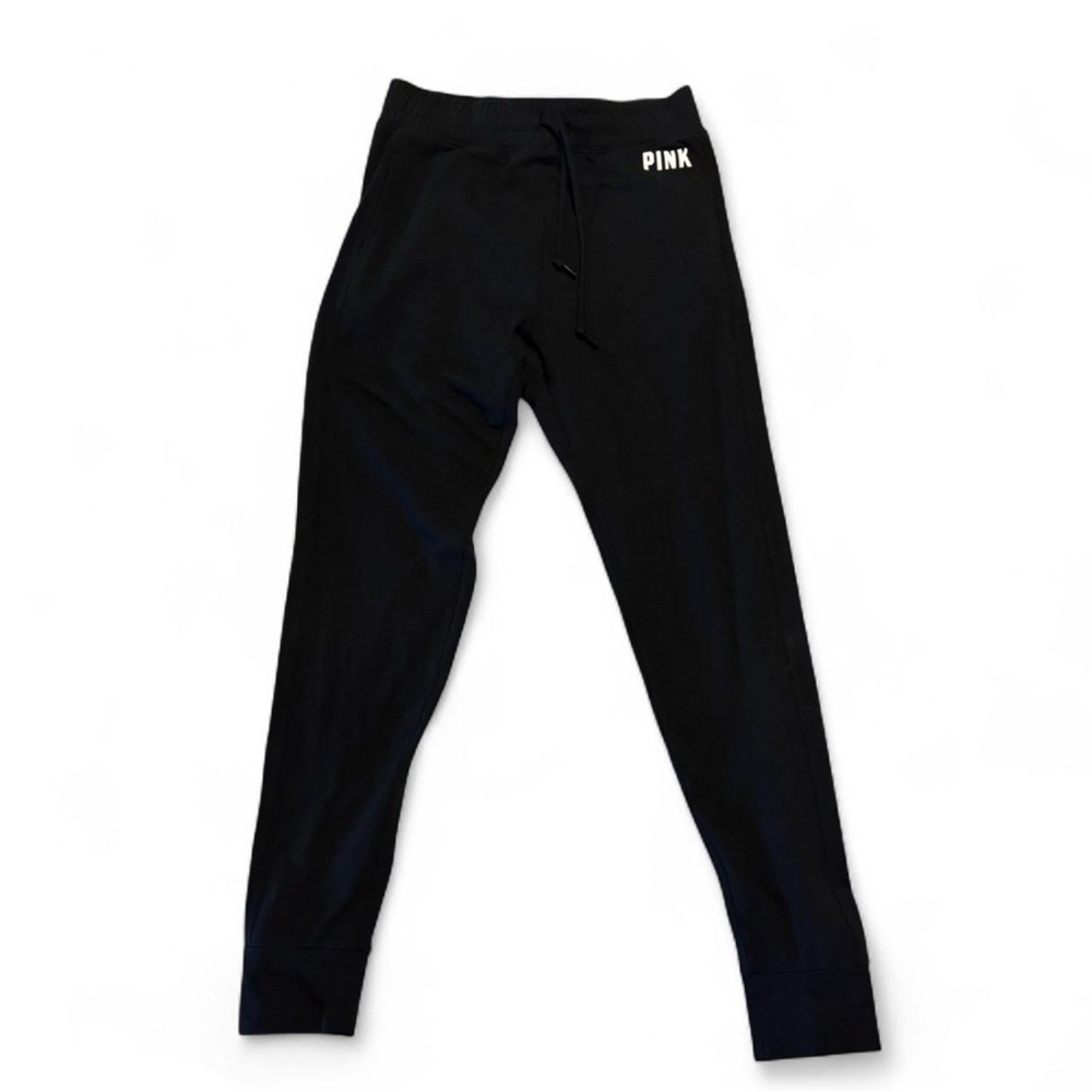 Black Victoria's Secret PINK sweatpants with pockets 🖤